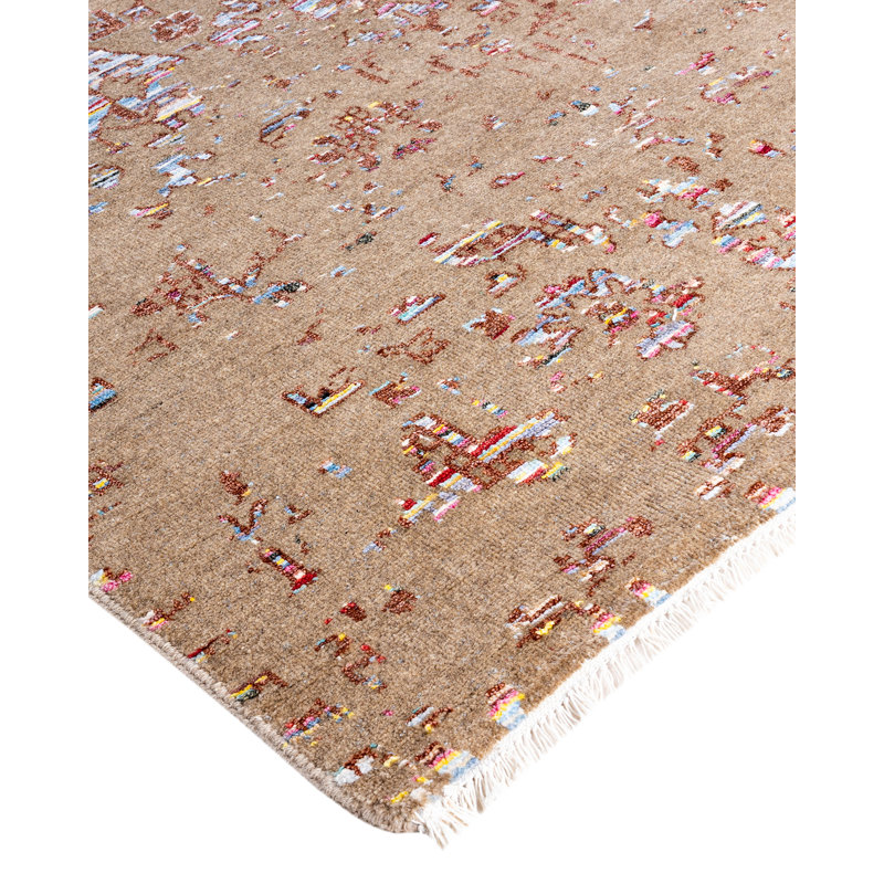 Overdyed One-of-a-Kind 8' 0" X 10' 0" Hand Knotted Area Rug