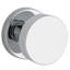 Contemporary Passage Door Knob with Contemporary Round Rose-22037438