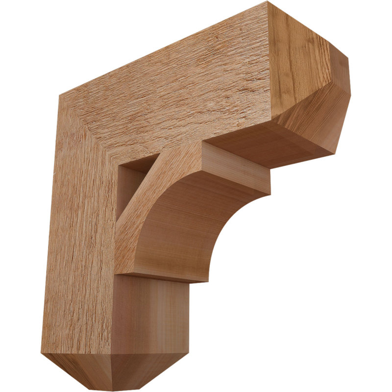 Support Westlake Craftsman, H 18 po x l 6 po x P 18 po, Cèdre rouge de l'Ouest, Rugueux
