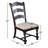Kalloo 18'' H Upholstered Mahogany Side Chair