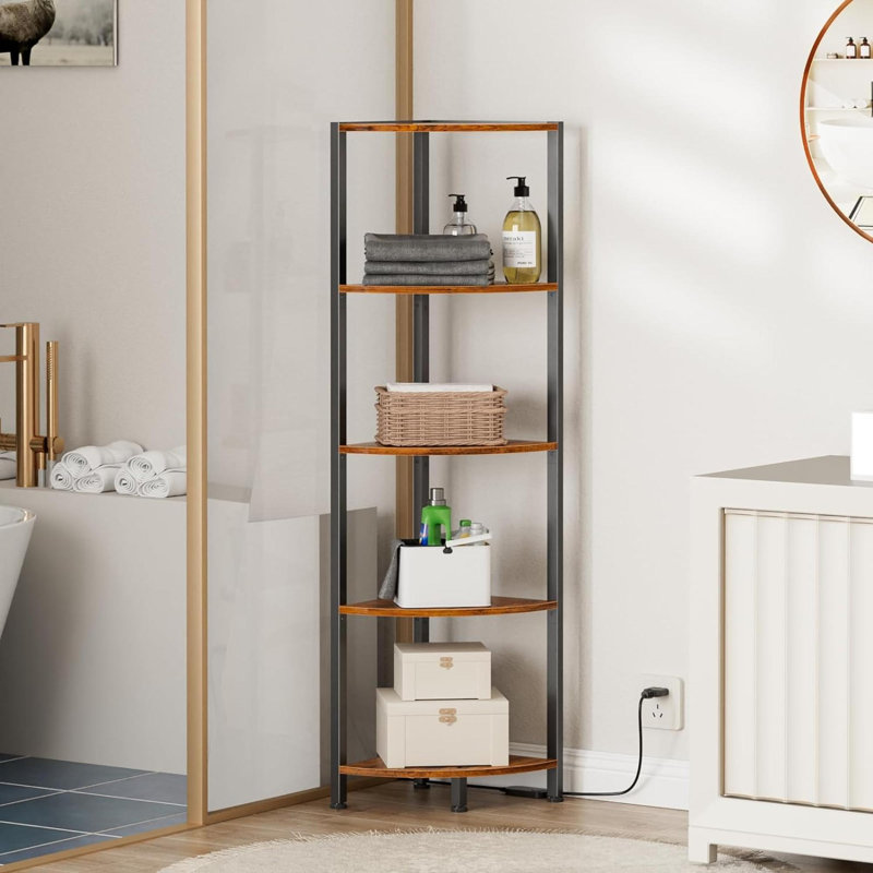 Moneeka 11.8 " W Steel Shelving Unit