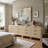 6 Drawer Dresser with Fluted Wave Panel