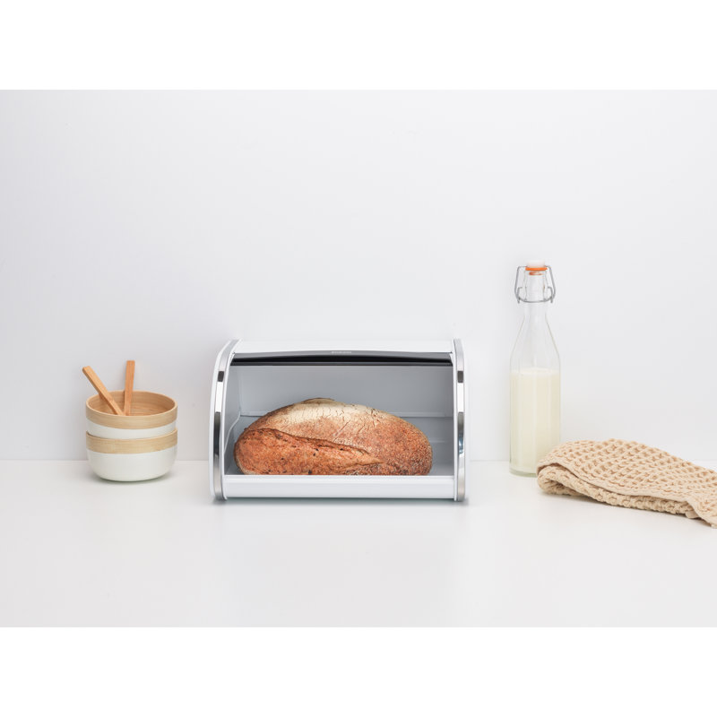 Boîte à pain à roulettes moyenne Brabantia, Blanc