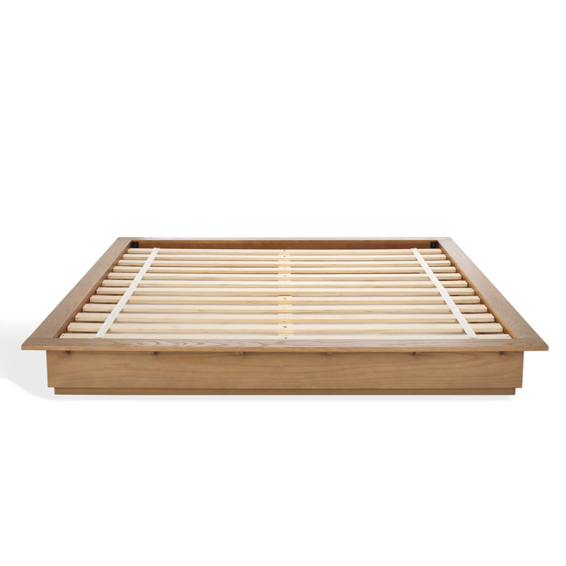 Structure de lit Celesia, Naturel, Grand lit