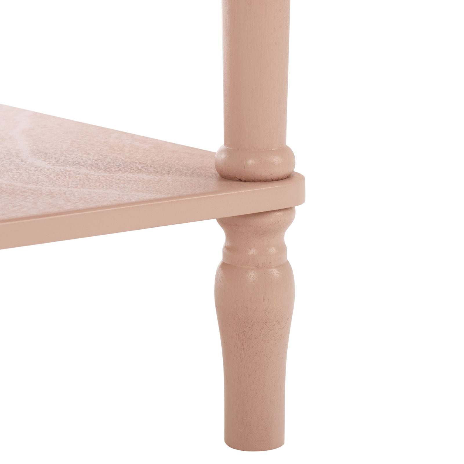 Branden 19" Pine End Table, Pink