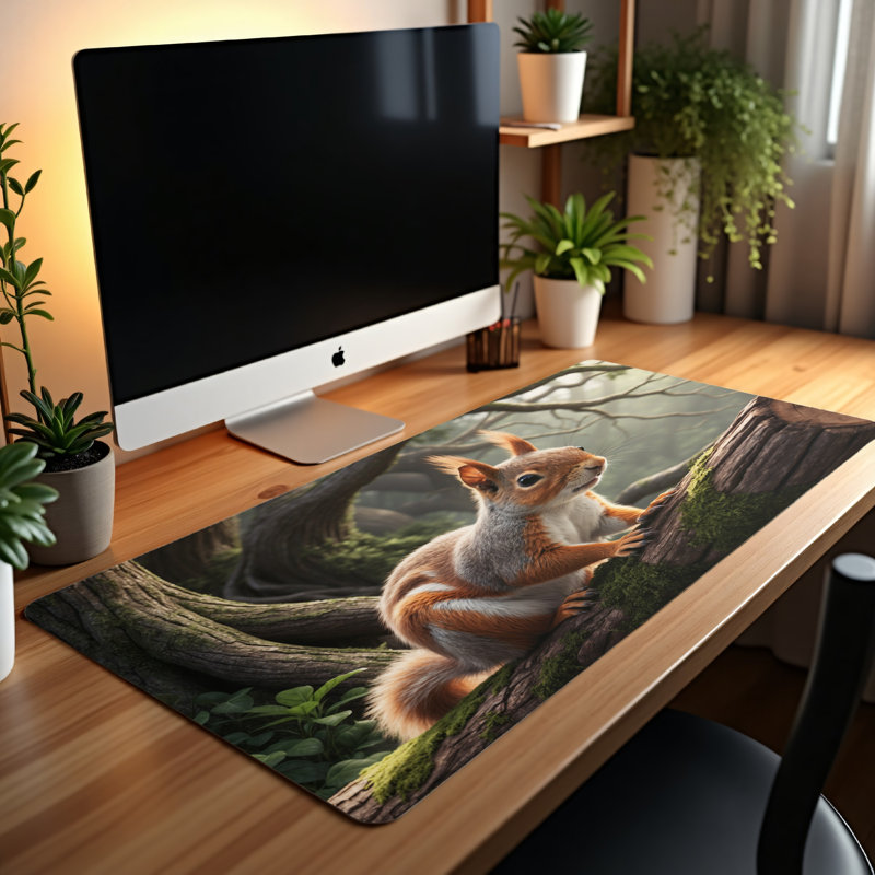 Polyester Desk Pad, 31.5x15.5
