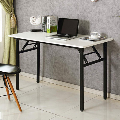 Katie Adjustable Metal Base Computer Desk