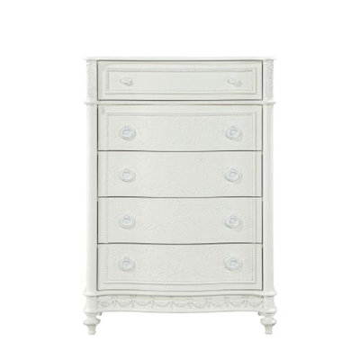 Commode élégante à finition ivoire Dorothy