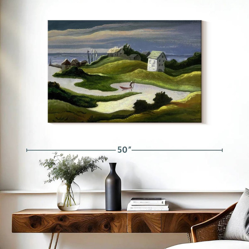 Lilie Chilmark, paysage, H 26 po x l 39 po