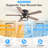 52-inch Flush Mount Ceiling Fan with Remote-1928604797