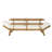 Jacqueline 83.46'' Wide Straight Acacia Patio Daybed with Cushions-1556862259-1554791929