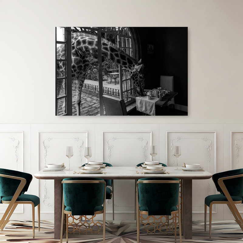 Girafe, impression d'art mural, 40" H x 60" W