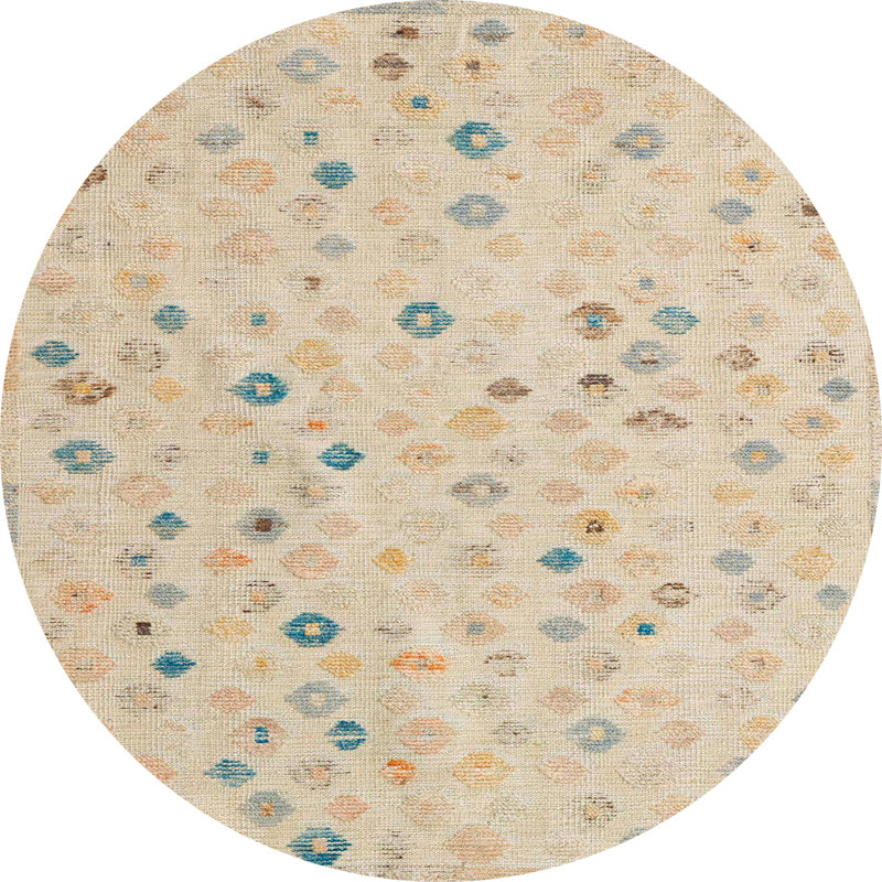 Tapis abstrait moderne 5080, Rond 3 pi