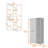 White 1-Drawer Armoire Closet-1819234117