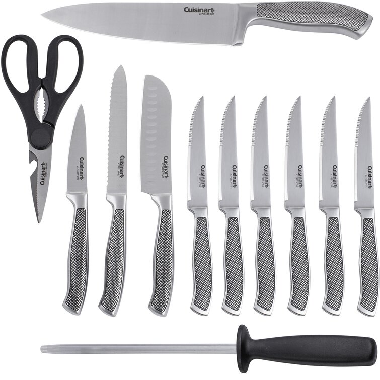 Cuisinart Graphix Stainless Steel 15-piece Knife Block Set