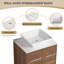 Meuble-lavabo sur pied simple 47,23 po Milojka