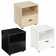 Lashley Manufactured Wood + Solid Wood Bedside Table