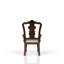 Fauteuil acajou traditionnel