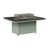 Hammered Top Black with Seafoam Base