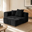 Chaise rembourrée en tissu de lin Kay-2114177201
