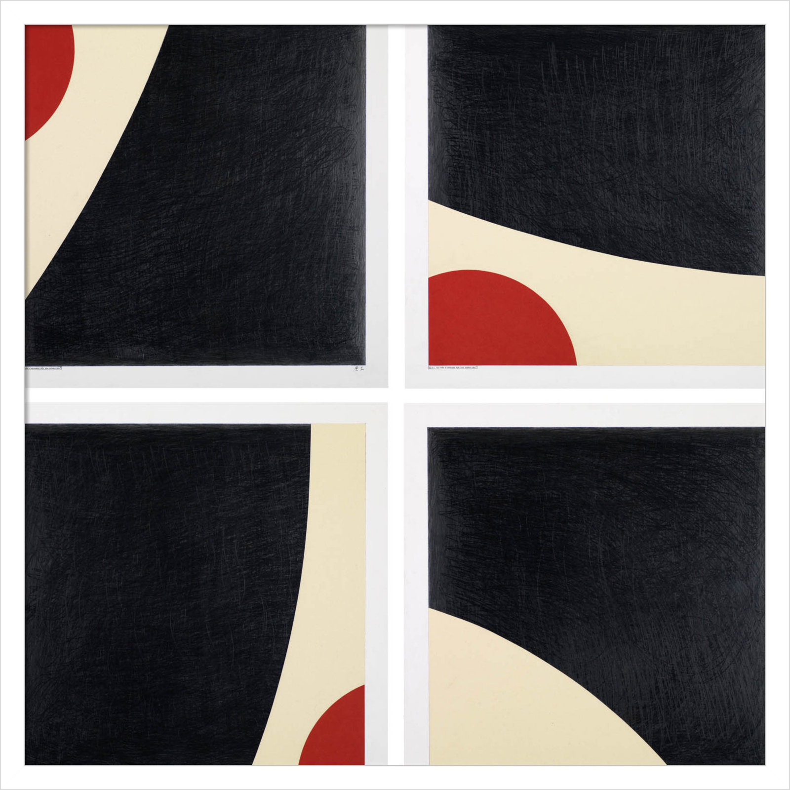 Dawna "Does My Bum Look Big in This?" Print, 25" H x 25" W, White Framed