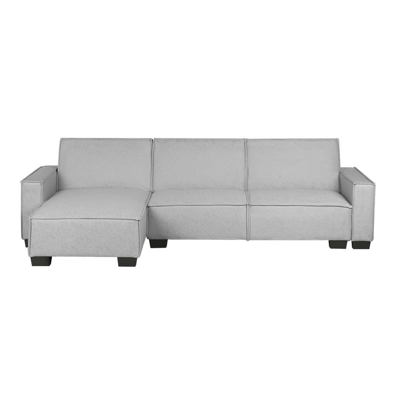 Shellburne 3 Seater Sofa Bed, Left Hand Facing, Grey