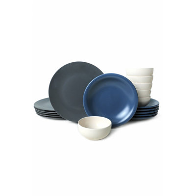 Negus 24 Piece Ceramic Dinnerware Set - Service for 6