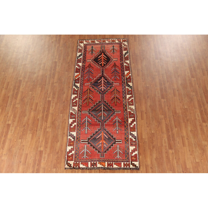 Tapis de couloir géométrique traditionnel 4 x 10