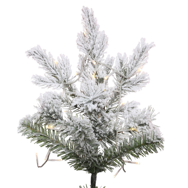 Kiana Lighted Artificial Pine Christmas Tree, 6.5' H