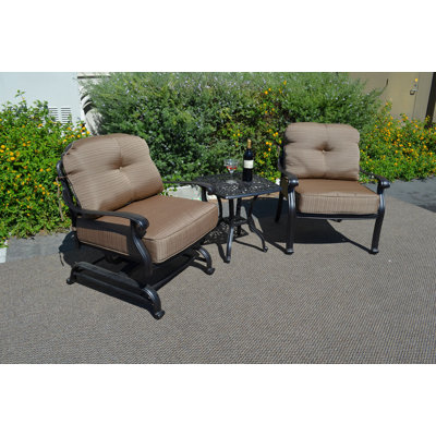 Elizabeth 2 - Person Patio Conversation Set with Cushions