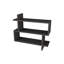Argonaut Modern Wall-Mounted 2-Tier Floating Bookshelf-24069840