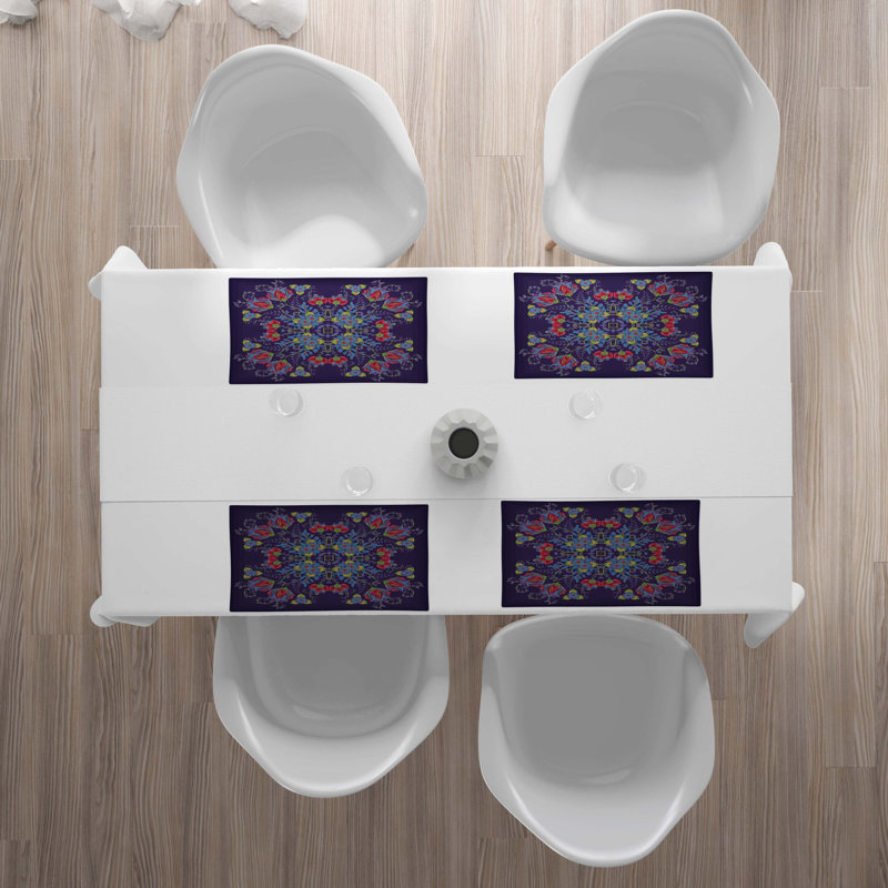 Polyester Abstract Rectangle Placemat