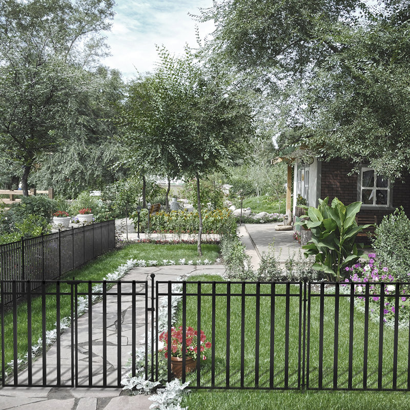 820378 61 Ft. H x 59 Ft. W Steel Gate