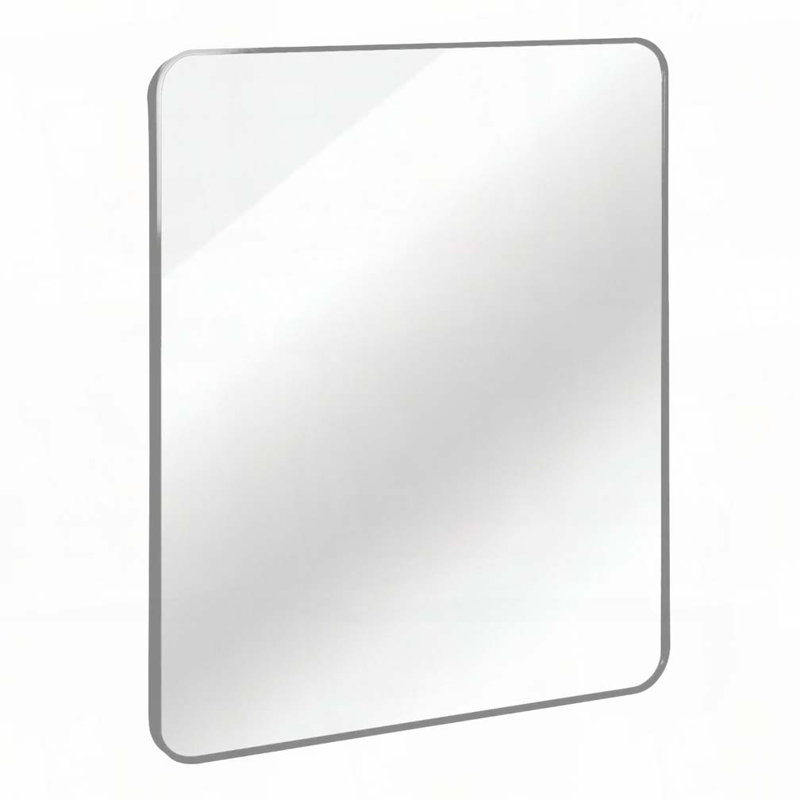 30 "x36" Rectangular Bathroom Wall Mirror, Silver