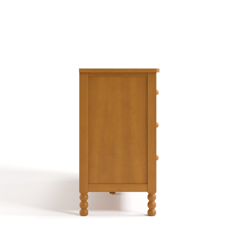 Rio 6 Drawer Dresser, Almond