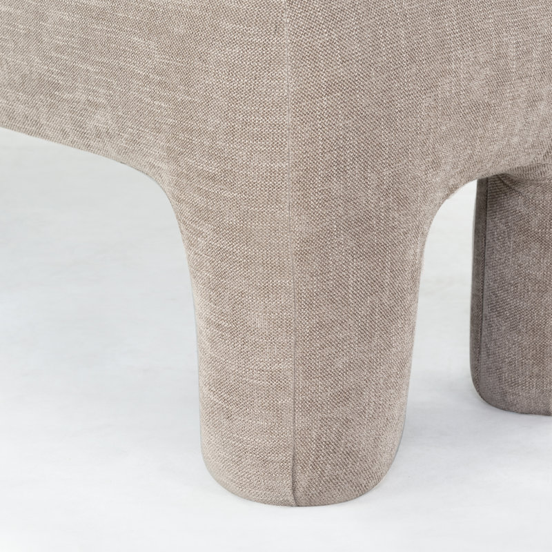 Tamlyn Performance Fabric Bench, Light Brown