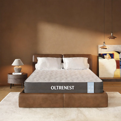 12" Queen Size Cooling Gel Memory Foam Mattress, Viscose from Bamboo, Medium Firm, 10-Year Warranty, Mattress-in-A-Box, Washable, Fire-Resistant.