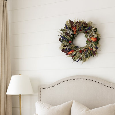 Primrue 30" Handcrafted Fall Floral Wreath