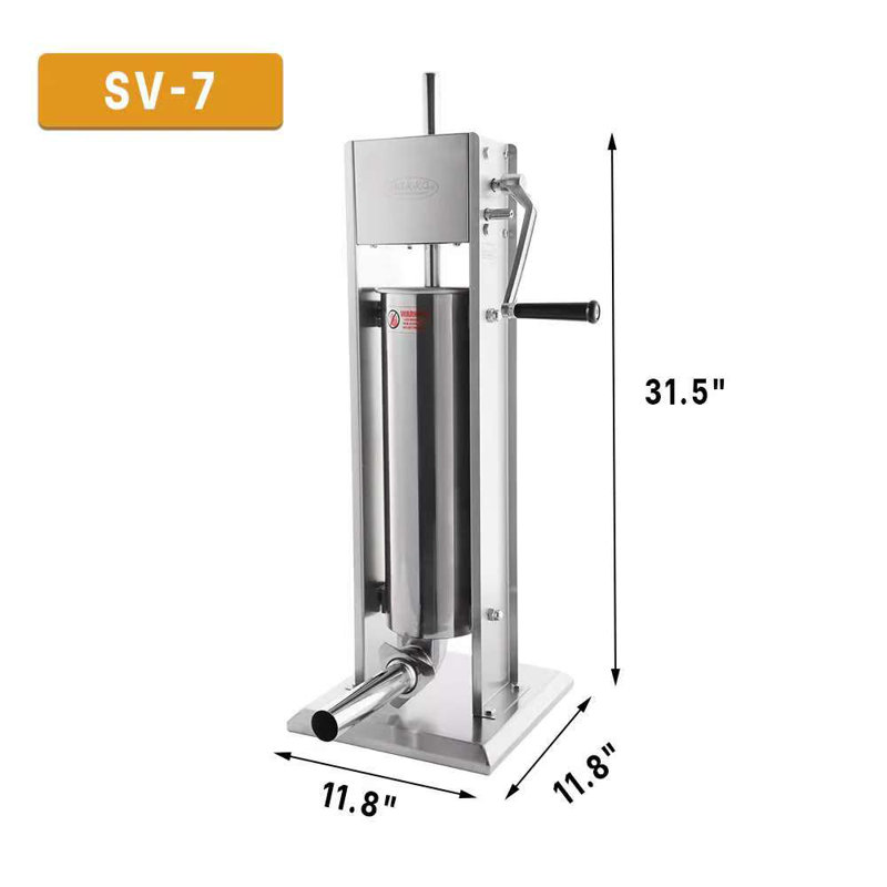 Hakka Food Processing Manual Sausage Stuffer, 32.7" H x 12.9" W