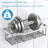 Gratz Adhesive and Mounting / Installation Required Stainless Steel Shower Caddy