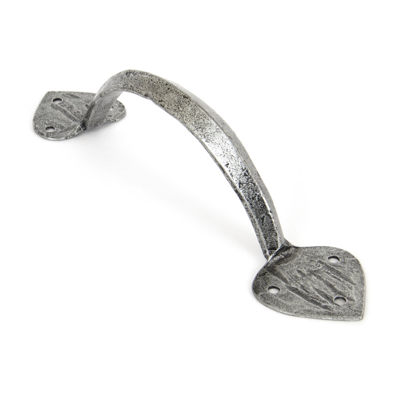 Gothic 18 cm centre Arch Handle, Pewter Patina