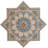 Terralis 7 X 7 In. Matte Terracoota Sage Green-Blue Porcelain Star Wall And Floor Tile (6.46 Sq Ft/Case) - 16 Pack
