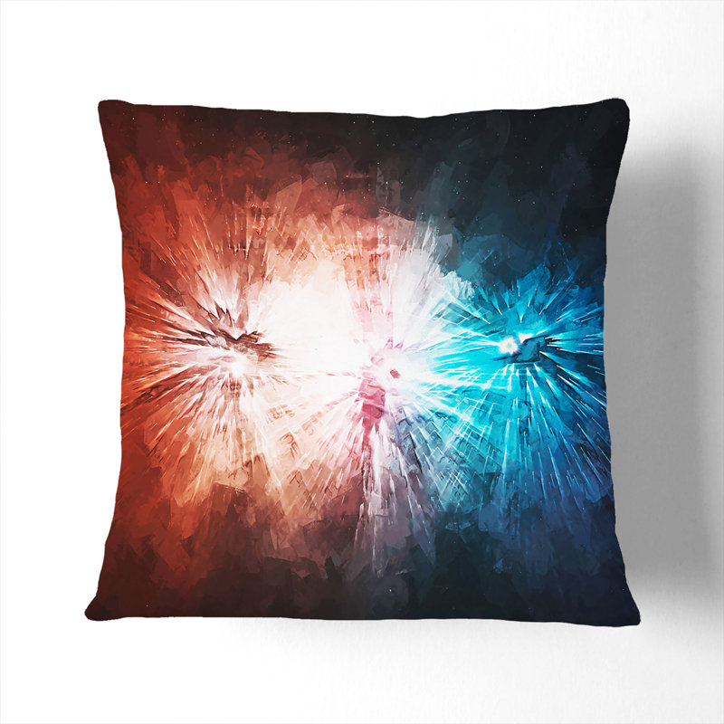 Square Throw Cushion, White, 55cm H x 55cm W x 20cm D