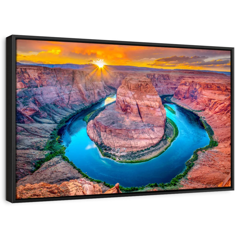 Nature «Magic Horseshoe Bend Wall Art», H 9 po x l 13 po