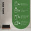 Matelas en mousse viscoélastique Hooppole Premium - Certifié CertiPUR-US, sans cadre-235962544-235962547-206951437