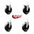 4 Piece Phenolic Swivel Caster Set