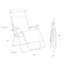 Très grand fauteuil inclinable pliant pour l'extérieur Lafuma-30644910