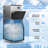 Tittla 22.3" 510 Lbs/Day Commercial Ice Maker, Air-Cooled Stainless Steel Ice Machine with Adjustable Cube Size, 156 Cubes per Cycle, Built-in or Freestanding