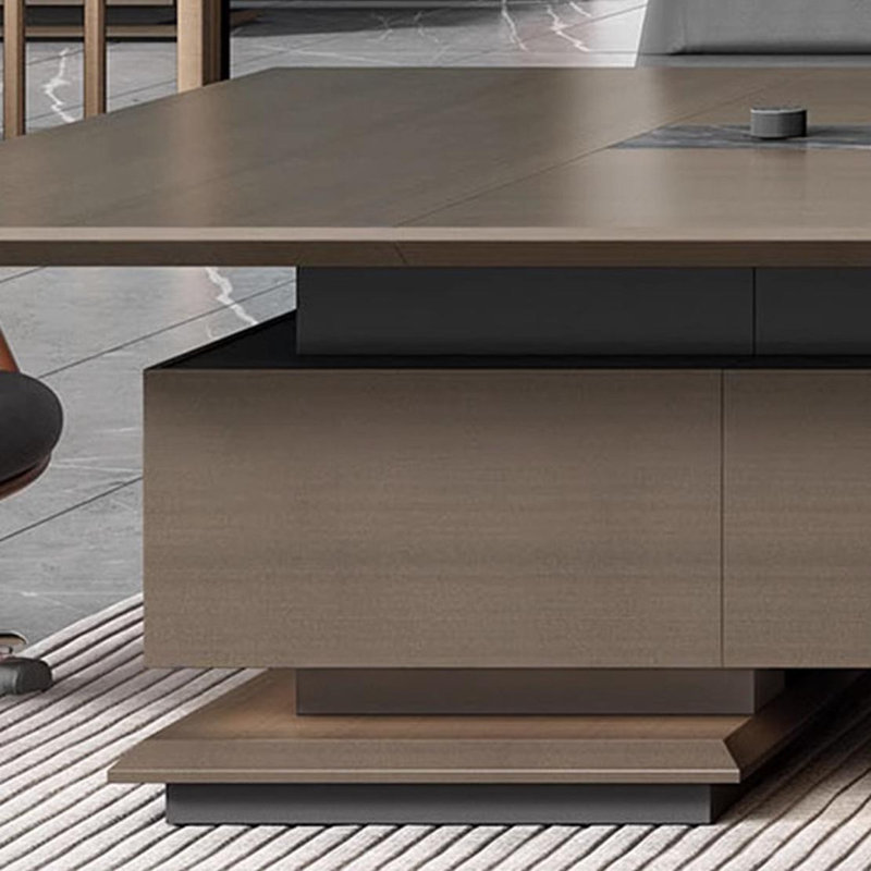 Grande table de conférence légère et luxueuse, H 29,52 po x L 189 po x l 63 po
