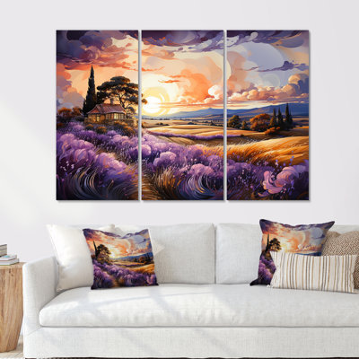 Toscane, Italie, campagne, ensemble de reproductions d'art mural